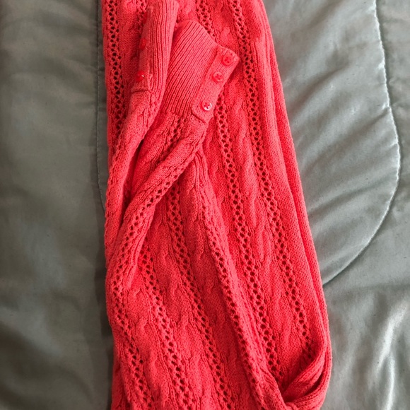 American Eagle Coral Knitted Style Sweater - Picture 2 of 7